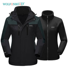 Load image into Gallery viewer, WOLFONROAD Winter 3 in 1 Jackets Women&#39;s
