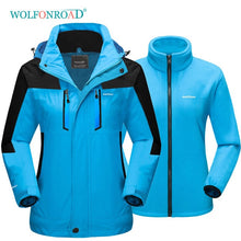 Load image into Gallery viewer, WOLFONROAD Winter 3 in 1 Jackets Women&#39;s
