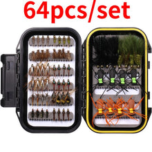 Load image into Gallery viewer, Dry Wet Flies Nymph Set Kit 28pcs
